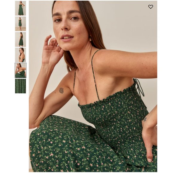 Sale🌈Reformation Sable Midi Dress - Coriander